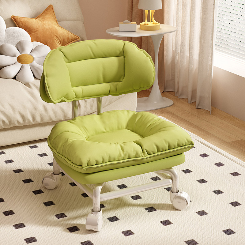 万向轮小凳子客厅家用小椅子靠背