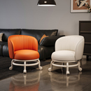 万向轮小凳子静音滑轮家用客厅矮凳结实耐用换鞋 凳靠背椅子茶几凳