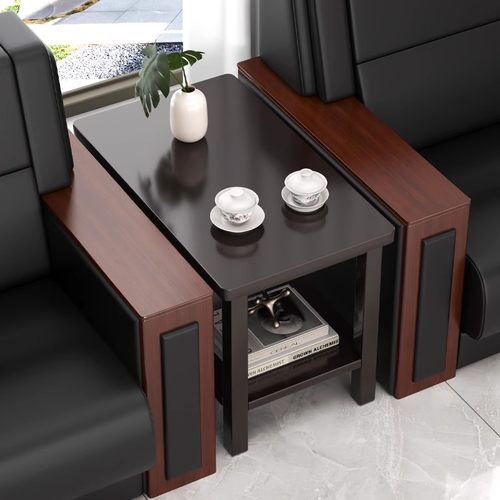 沙发中间小茶几办公室专用边几边柜实木小桌子接待室茶桌茶台边桌