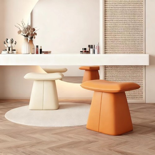 奶油风轻奢化妆凳高级感女生卧室