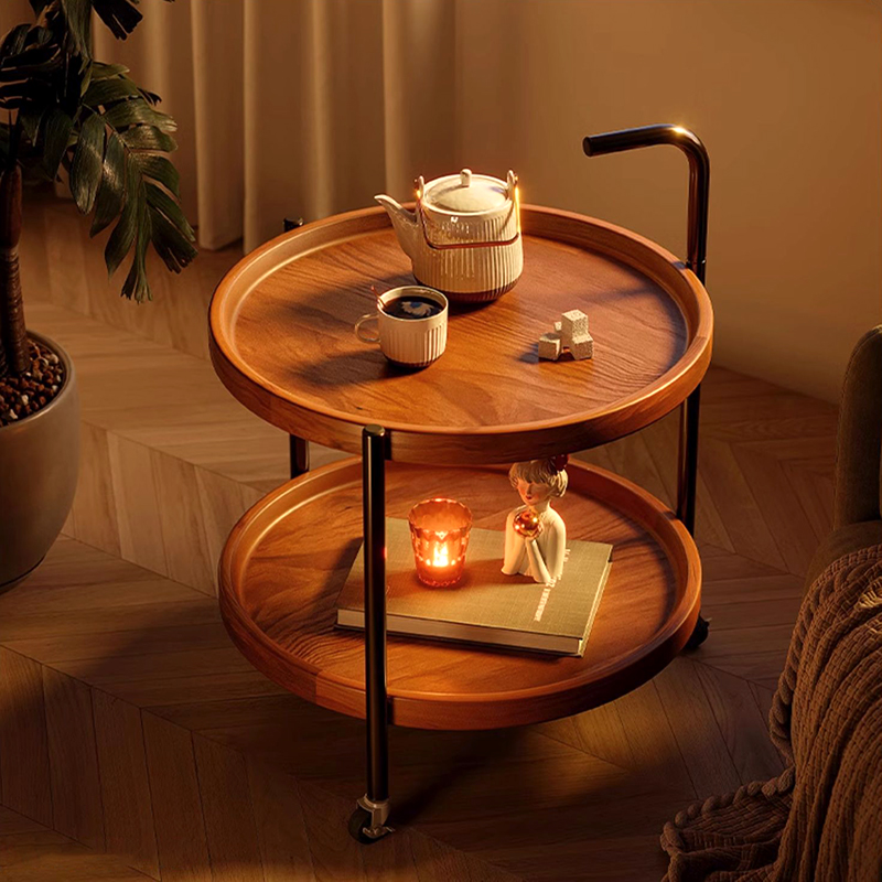 可移动小茶桌加厚板材加粗钢腿