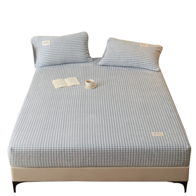 牛奶绒床笠单件珊瑚绒床罩加绒床垫套保护罩冬季防滑床单2023新款