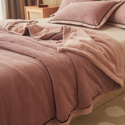 牛奶绒毛毯冬季加厚午睡毯