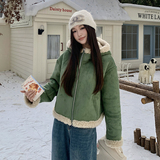 新款两面穿皮毛一体286-5123-P205-K298，女装短外套，安雅