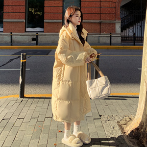加羽绒加黑色  连帽可拆 长款羽绒服 006A-2210-P330-K488图片