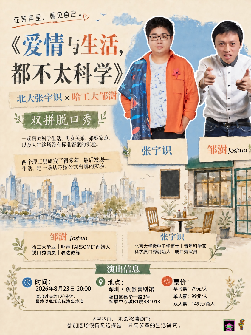 邹澍《男女》脱口秀专场 · 脱口秀专场