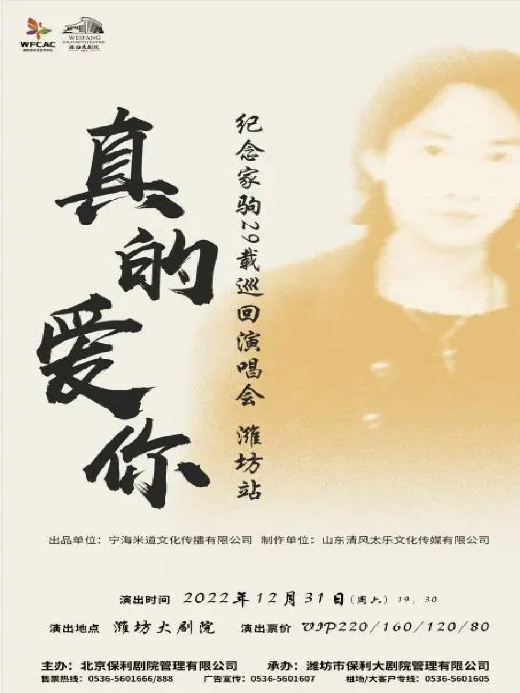 《真的爱你—纪念家驹29载巡回演唱会 潍坊站》