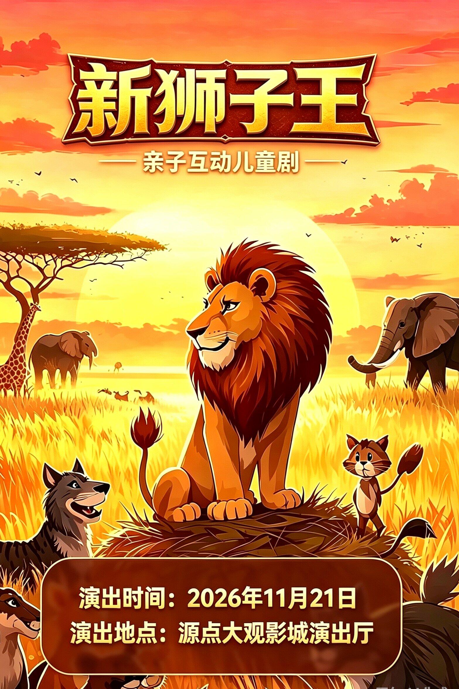 【西安】儿童剧《狮子王》