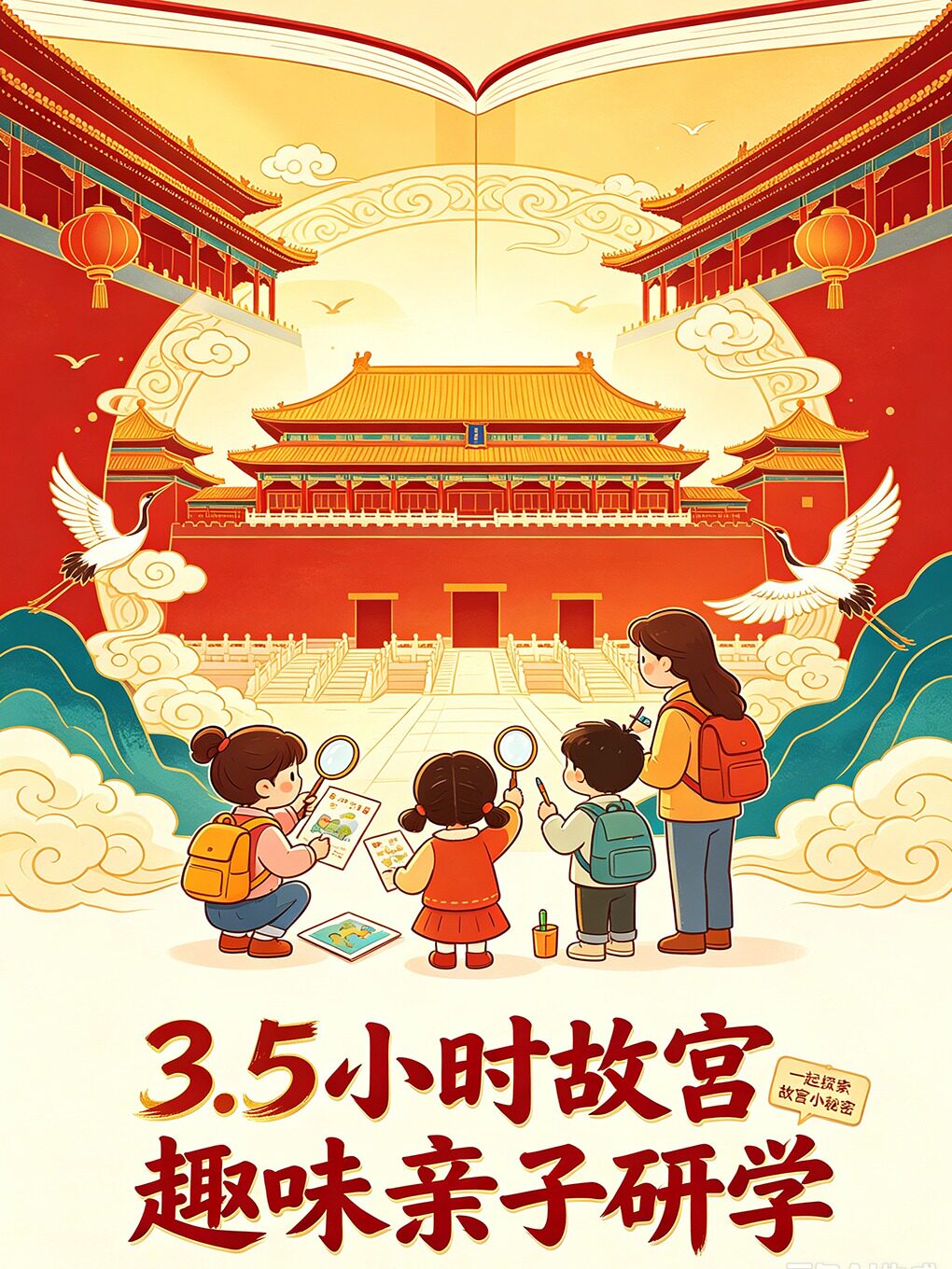 不含故宫门票【3.5H故宫深度研学】边玩边学趣味性…