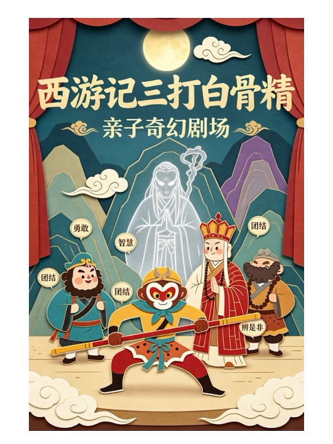 《西游记三打白骨精》-儿童剧（临沭站）