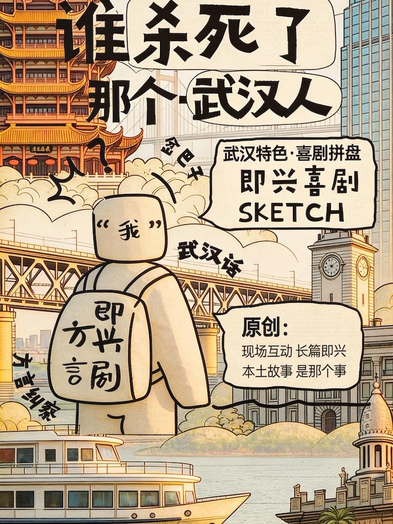 方言即兴喜剧《谁杀死了那个武汉人》