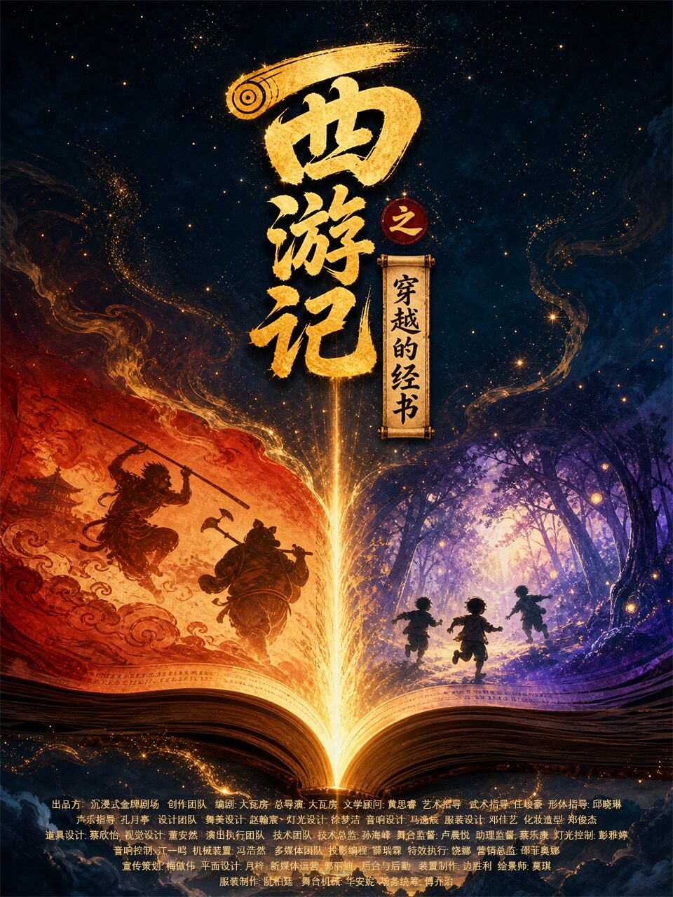 沉浸式互动儿童剧《西游记之穿越的经书》国风经典