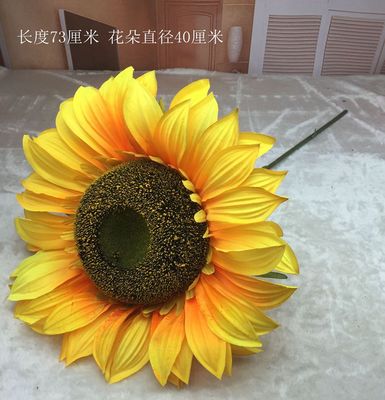 仿真花向日葵花束太阳花假花落地摆放花客厅套装装饰道具装饰包邮