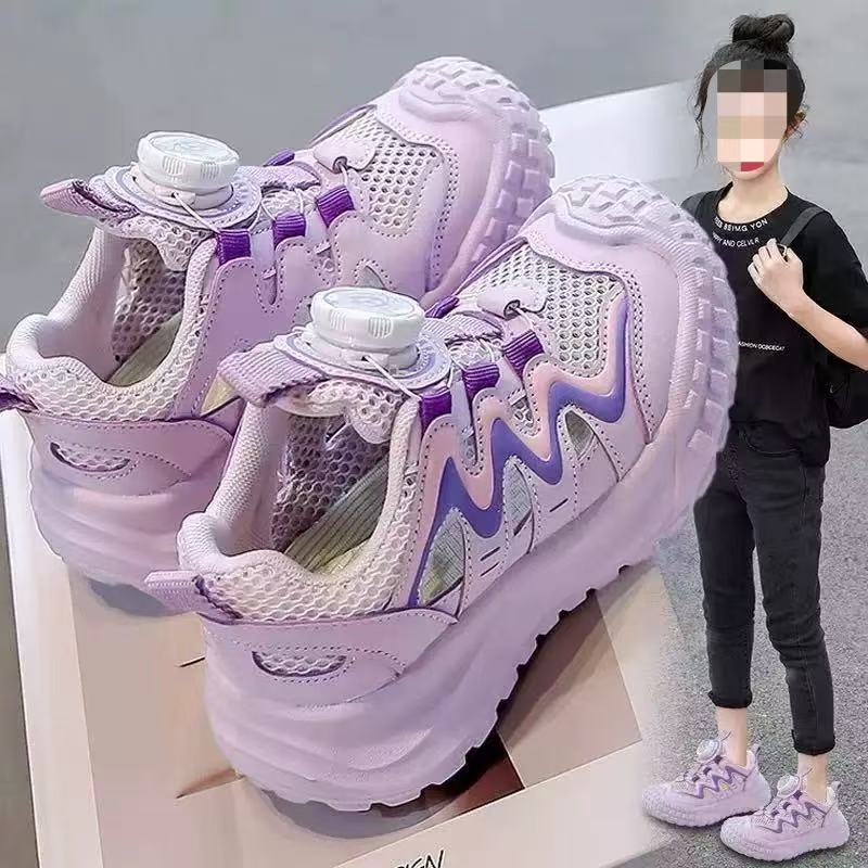 女童夏季时尚包头网鞋软底防滑潮