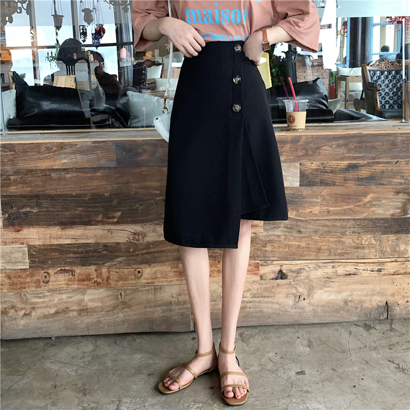 半身裙夏装新款胖mm大码过膝遮胯