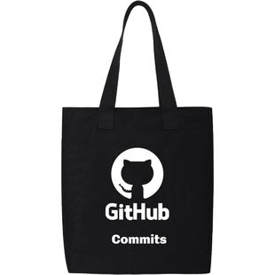 github周边帆布袋帆布包包女章鱼猫程序员谷歌购物袋单肩手提包