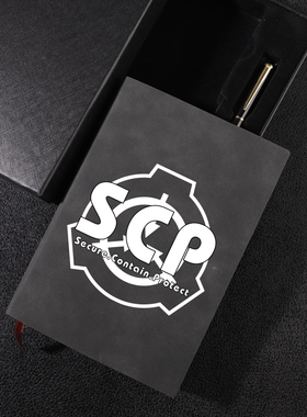 SCP基金会周边笔记本 动漫二次元男女日记本商务记事本子横格子