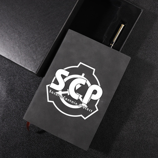 SCP基金会周边笔记本 动漫二次元男女日记本商务记事本子横格子