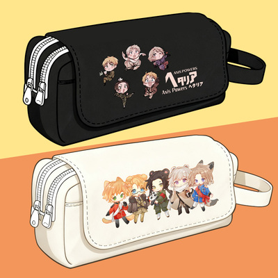 黑塔利亚APH动漫二次元大容量笔袋亚瑟露西亚小学生文具袋收纳包