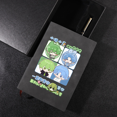 小绿和小蓝漫画同人周边吧唧谷子二次元笔记本子记事簿女学生可爱