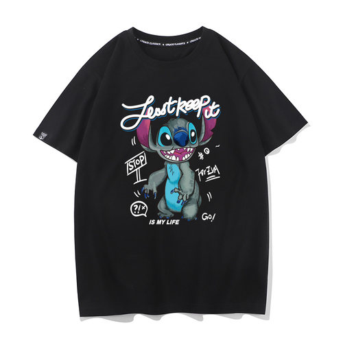 星际宝贝史迪仔同款衣服史迪奇周边T恤男女短袖打底衫半袖宽松TEE