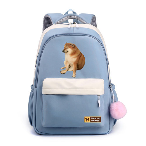 柴犬双肩背包神烦狗背包
