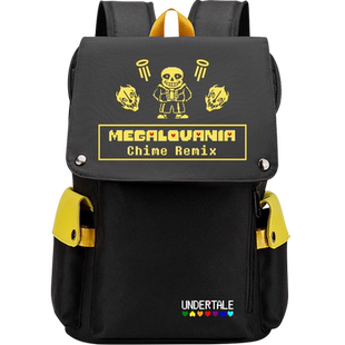 豆小萌传说之下书包sans动漫周边Undertale三重审判双肩包背包