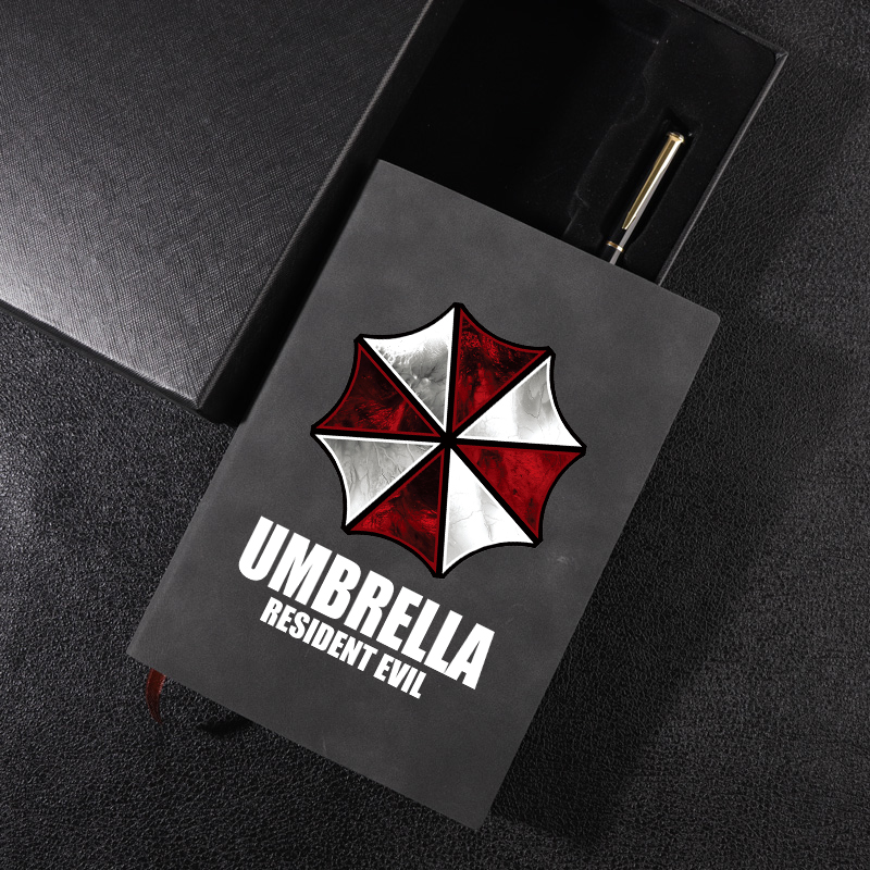 保护伞Umbrella生化危机周边手账本子笔记本活页记事本文具满包邮-封面