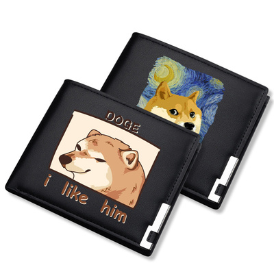 梵高星空cheems柴犬神烦狗潮牌护照包卡包保护套护照夹收纳包女士