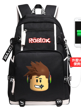 潮牌roblox双肩包两用背包防水单肩手提通勤旅行书包大容量