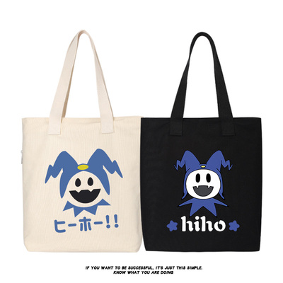 新岛真杰克霜精Persona 5女神异闻录游戏周边帆布背包手提袋