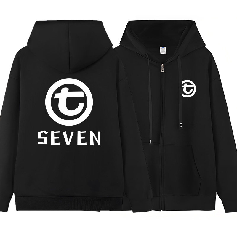 伍六七同款暗影柒拉链连帽卫衣外套长袖开衫男女宽松衣服帽衫外衣,模玩/动漫/周边/娃圈三坑/桌游,动漫T恤/鞋帽/服装,淘宝优惠券,粉丝福利购,淘宝优惠卷