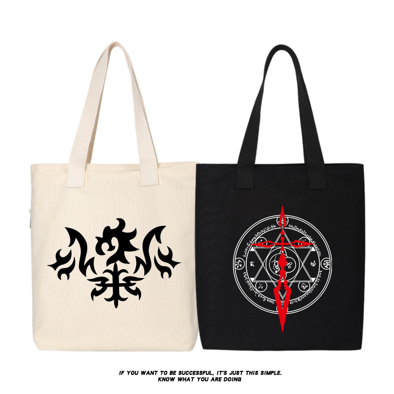 Fate/zero英灵印记Saber亚瑟王单肩斜挎手提包托特包帆布包袋背包