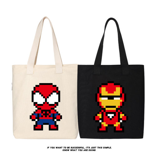 漫威英雄帆布包手提袋斜挎包布袋