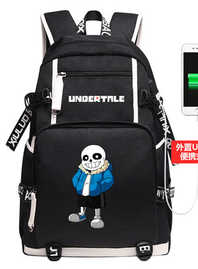 传说之下Undertale sans学生男女书包潮牌大容量动漫ins双肩背包