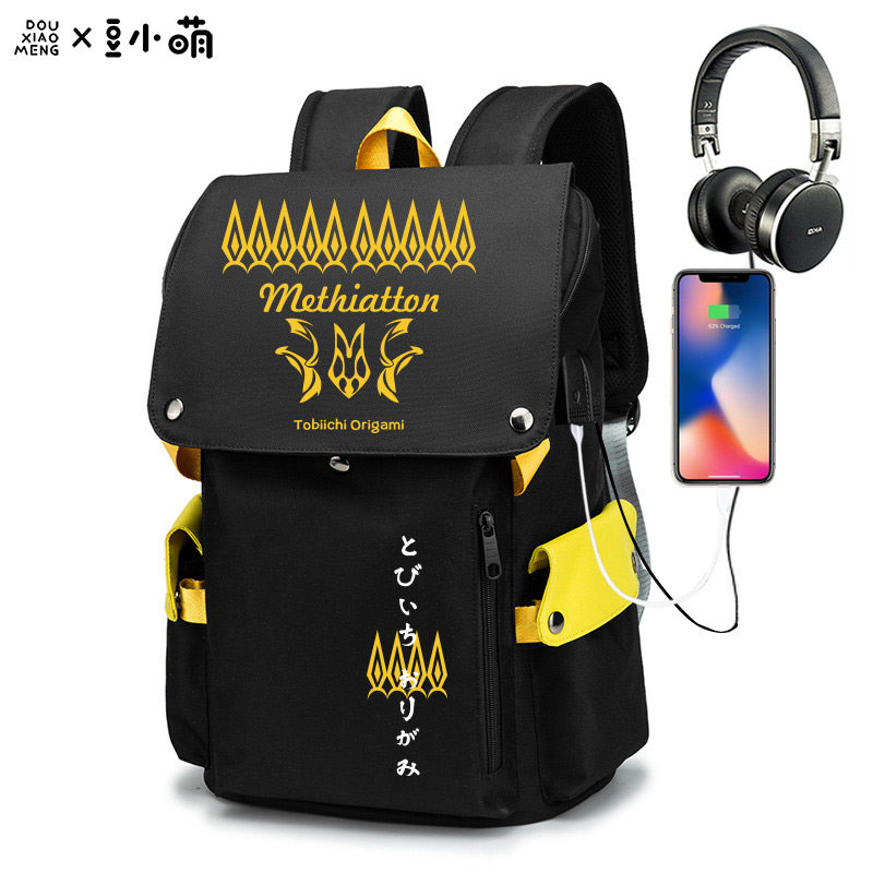 豆小萌约会鸢一折纸大作战时崎狂三双肩背包动漫周边二次元书包