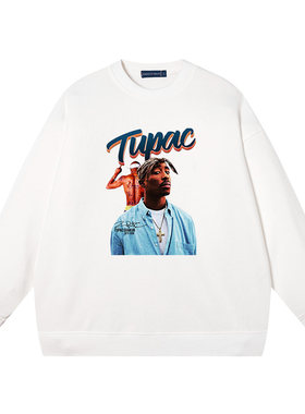 豆小萌tupac复古衣服高级