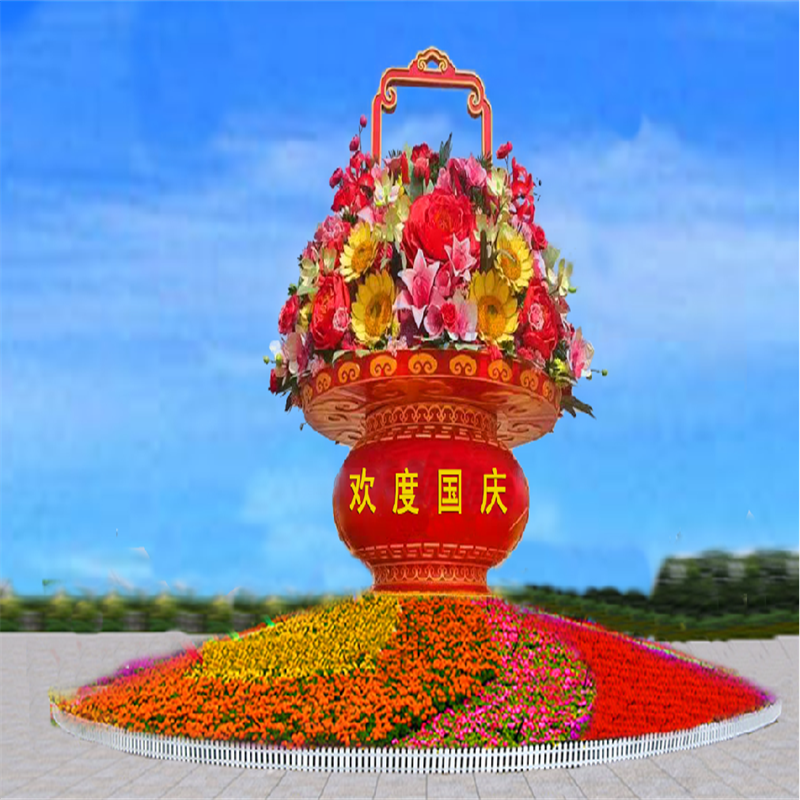 新主题大型绿雕广场景区公园摆件