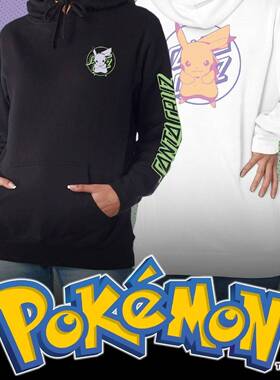 宝可梦滑板t恤SantaCruz联名卫衣板面indy桥pokemon双翘专业砂纸