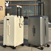 花花公子大容量拉链行李箱加厚拉杆箱男2025新款 皮箱女28寸旅行箱