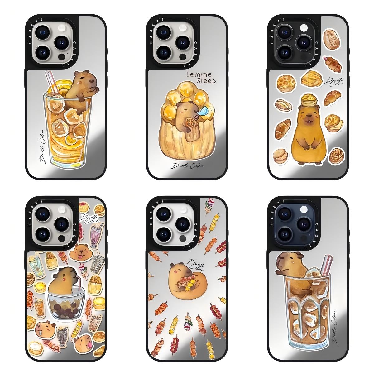 CASETi壳联名Deville Dewil可爱水豚宝宝苹果16promax适用iPhone15plus14 13 12MagSafe磁吸充电华强北手机壳