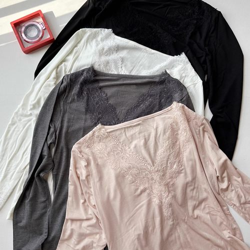 美雅碧温感贴身内搭隐形打底秋衣