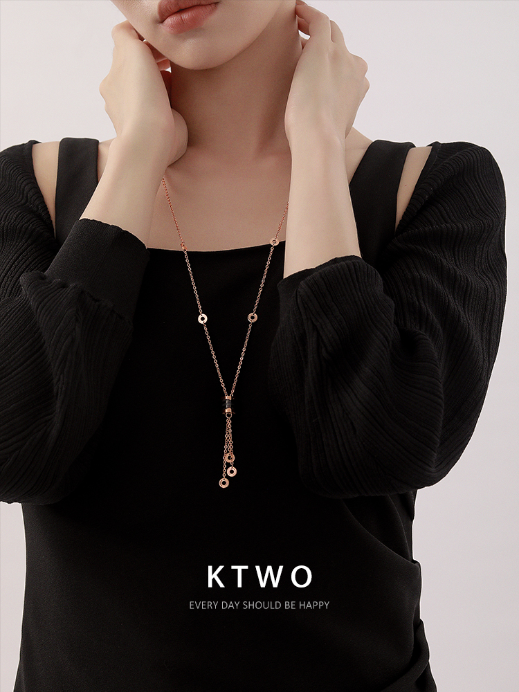 毛衣链女长款项链西装挂件配饰品