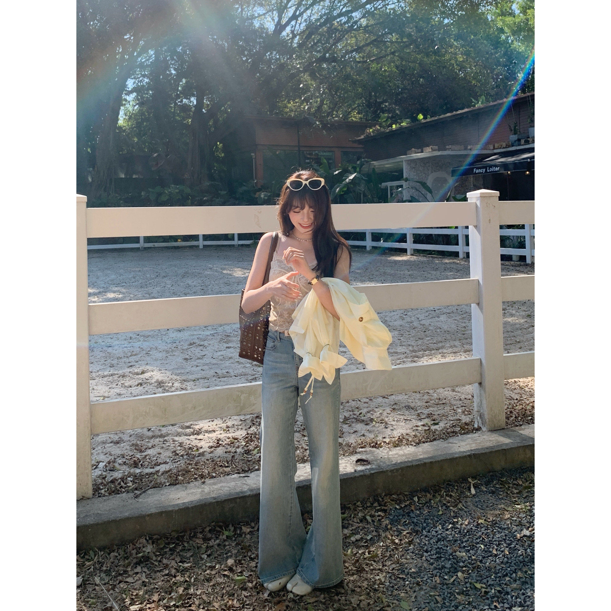 切糕自制【优化比例】小个子女春款设计感时尚显高牛仔裤三个长度