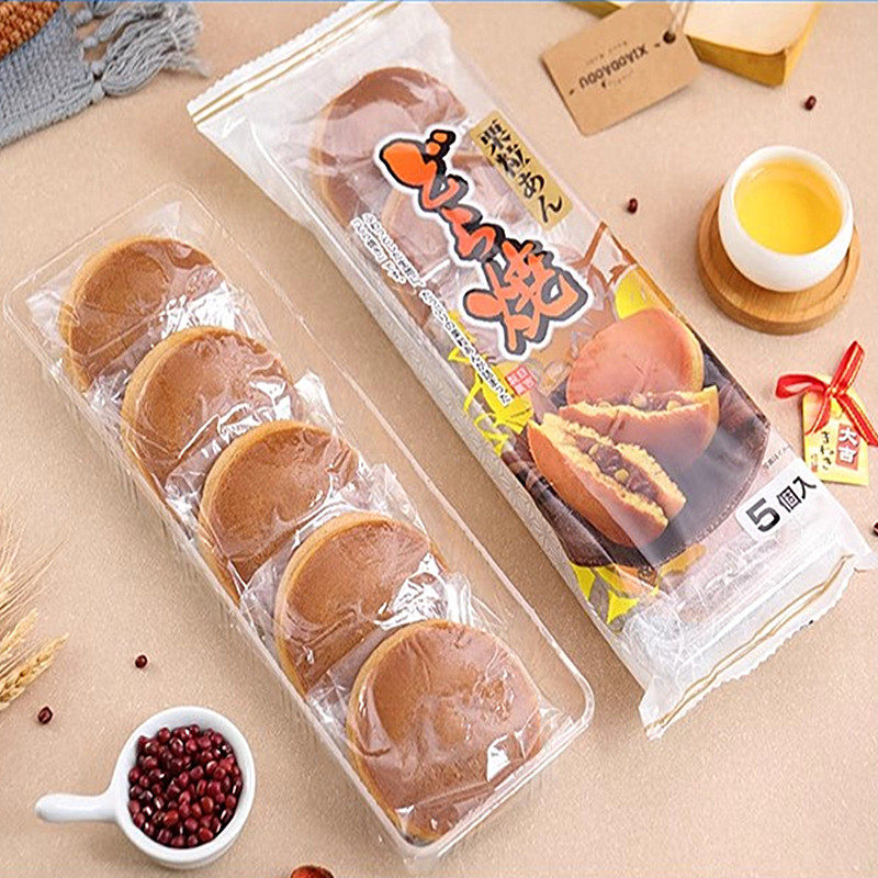 日吉小红豆夹心铜锣烧早餐糕点