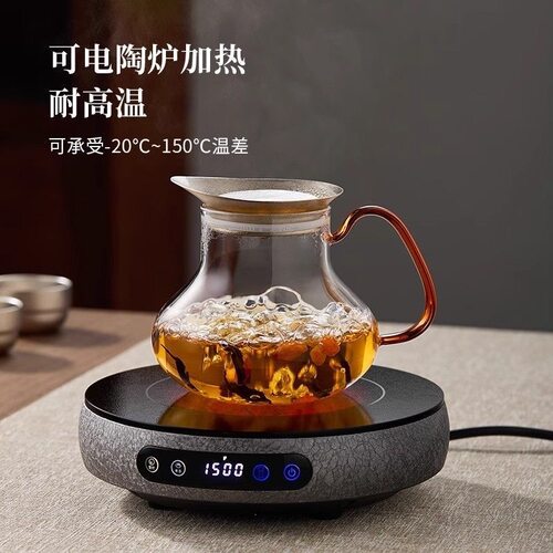 2026新款泡茶壶电陶炉耐高温家用煮茶器钛盖一体壶盖泡茶神器