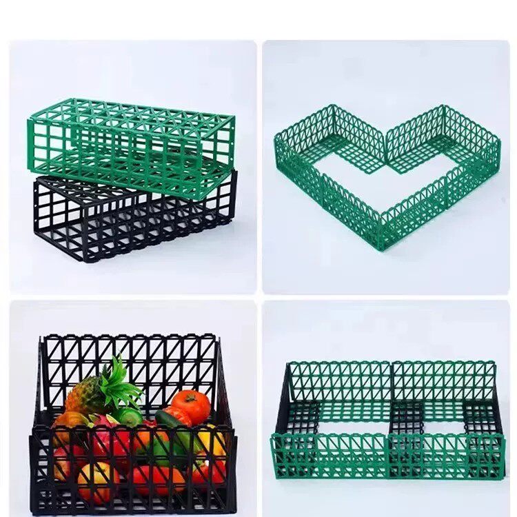 加厚超市水果店护栏水果蔬菜围栏隔板水果货架格挡 L型直角挡板