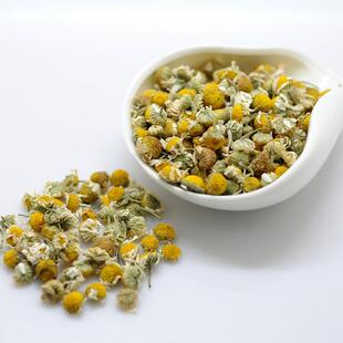 德国洋甘菊花茶官网正品100g非新罗马西洋甘菊散装灌肠原料干花茶