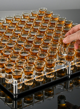 酒吧KTV洋酒子弹杯套装shot杯子弹杯架一口杯酒吧洋酒分酒器套装