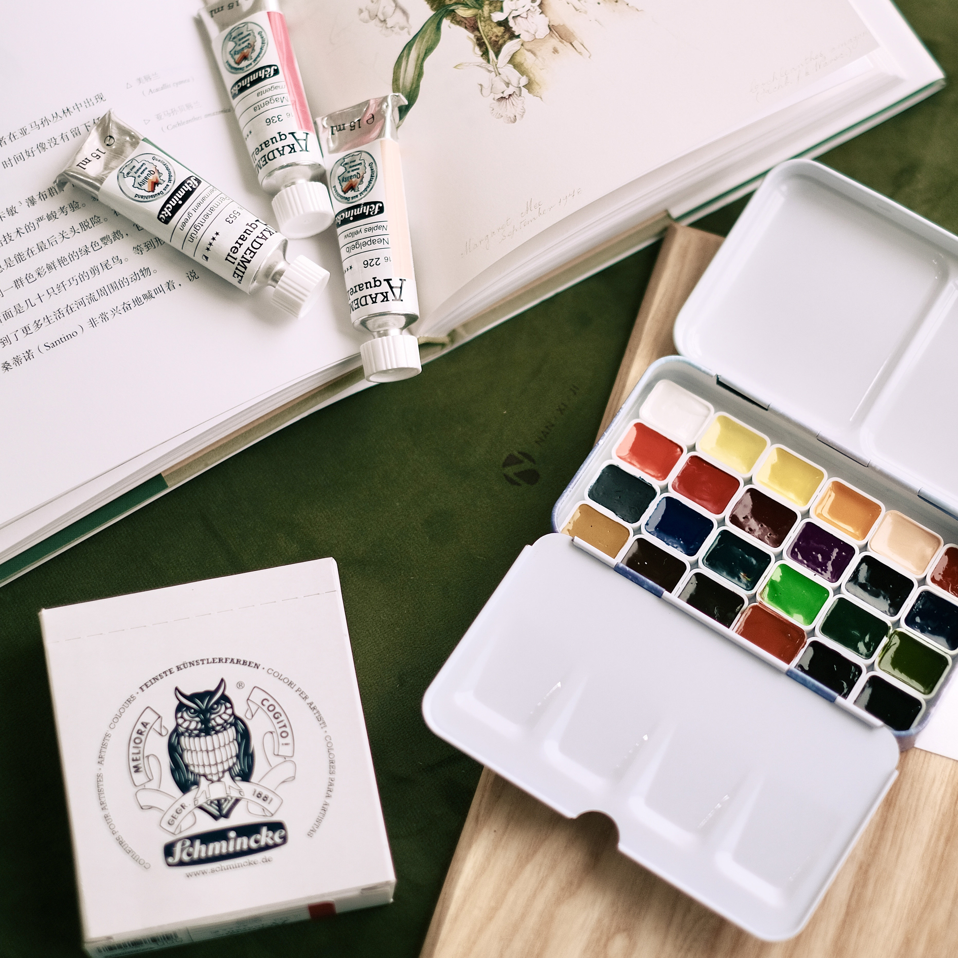 德国史明克大师级分装固体颜料大史小史24色永山裕子27色学生套装